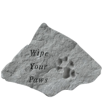 Wipe Your Paws Stone