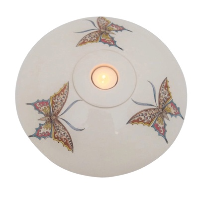 Butterflies Ceramic Bowl Urns