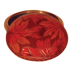 Fall Leaf Cloisonne Jewel Dish