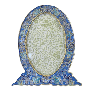 Azure Blue Cloisonne Picture Frame