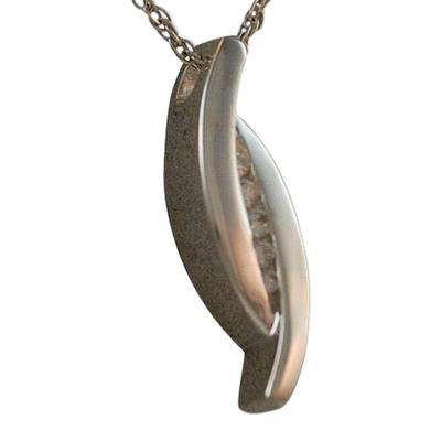 Crescent Cremation Pendant III