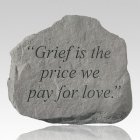 The Price We Pay For Love Memorial Stone