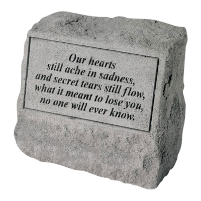 Our Hearts Still Ache Cremation Headstone