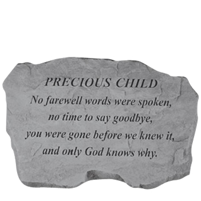 Precious Child No Farewell Stone