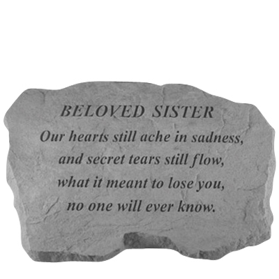Beloved Sister Our Hearts Still Ache Stone