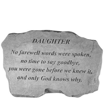 Daughter No Farewell Words