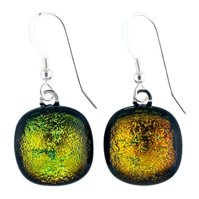 Rusty Green Memorial Earrings