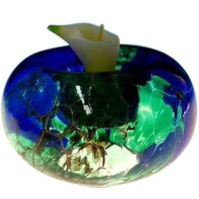 Abstract Candle Glass Pet Urn