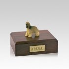 Afghan Hound Long Hair Small Dog Urn