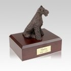 Airedale Bronze Medium Dog Urn