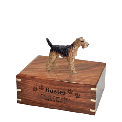 Airedale Small Doggy Urn