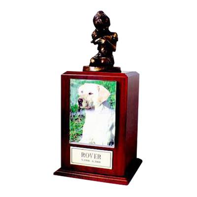 Always My Doggy Walnut Cremation Urn