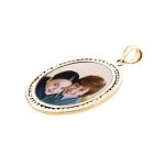 Always Yellow Gold Photo Pendant