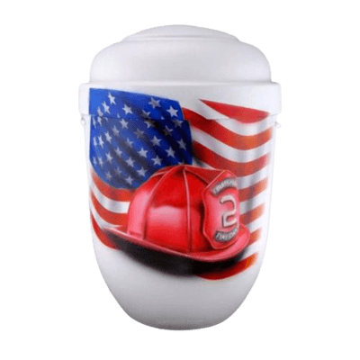 Firefighter Biodegradable Urn