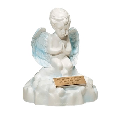 Angel Blue Infant Cremation Urn
