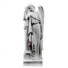 Angel with Column Large Marble Statues