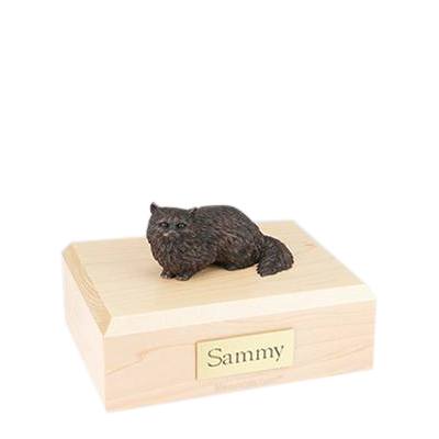 Angora Bronze Small Cat Cremation Urn