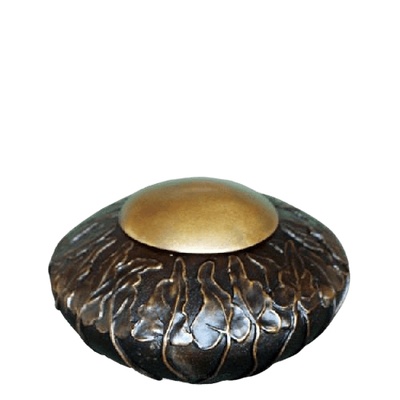 Antique Ivy Bronze Medium Cremation Urn