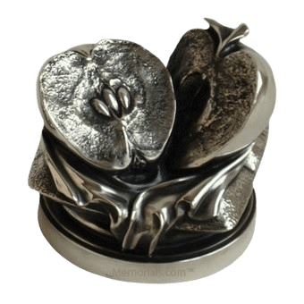 Apple Silver Keepsake Urn