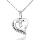 April Silver Heart Keepsake