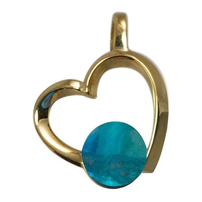 Aqua Amore Cremation Ash Pendant