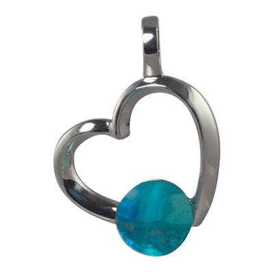 Aqua Amore Cremation Ash Pendant