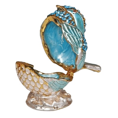 Aqua Blue Keepsake Urn