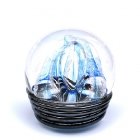 Aqua Embrace Medium Memory Glass Keepsake