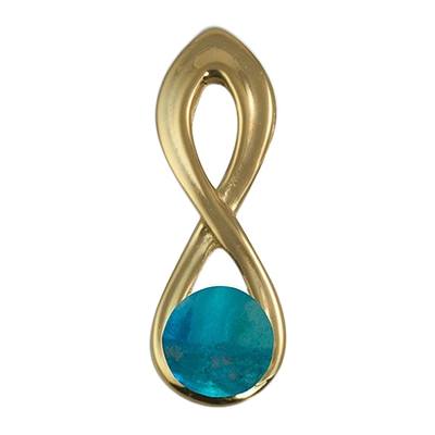 Aqua Eternity Cremation Ash Pendant