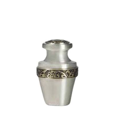 Arcadia Pewter Keepsake Cremation Urn