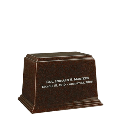 Ark Chocolate Small Marble Urn