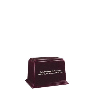 Ark Burgundy Mini Marble Urn