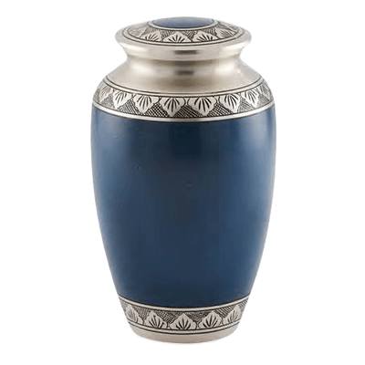 Athens Blue Cremation Urn