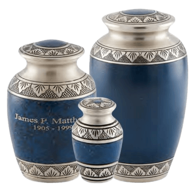 Athens Blue Cremation Urns