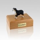 Australian Sheepdog Tri-Color Docked Medium Dog Urn