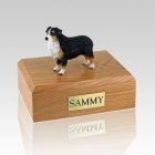 Australian Sheepdog Tri-Color Docked X Large Dog Urn