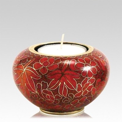 Autumn Splendor Candle Cloisonne Urn