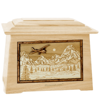 Aviation Maple Aristocrat Cremation Urn
