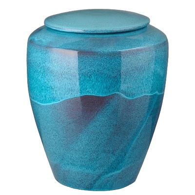 Azzurro Ceramic Cremation Urn