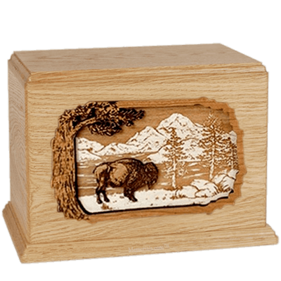 Bison Maple Companion Urn 