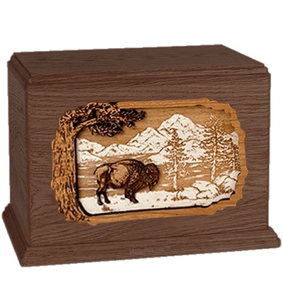 Bison Walnut Companion Urn 