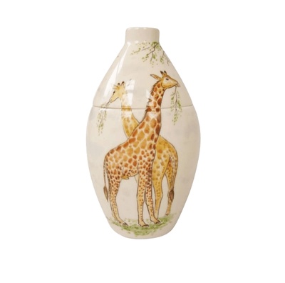 Giraffes Ceramic Cremation Urn