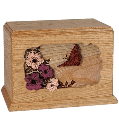 Butterfly Oak Companion Urn