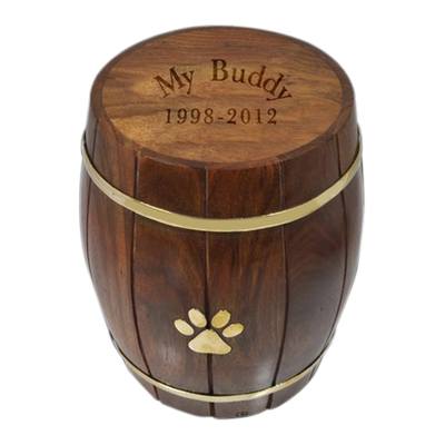 Barrel Of Love Pet Cremation Urn