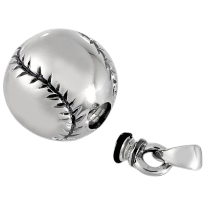 Baseball Cremation Pendant III