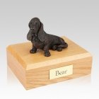 Basset Hound Bronze Large Dog Cremation Urn