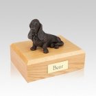 Basset Hound Bronze Medium Dog Cremation Urn