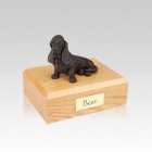 Basset Hound Bronze Small Dog Cremation Urn