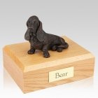 Basset Hound Bronze X Large Dog Cremation Urn