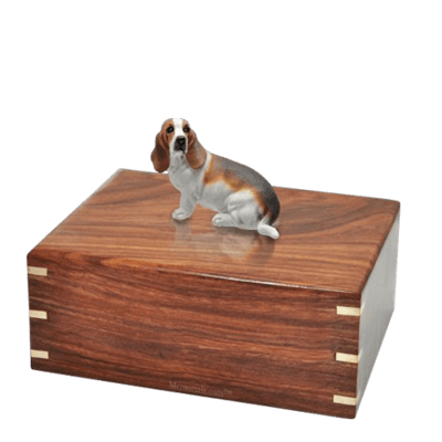 Basset Hound Large Doggy Urn